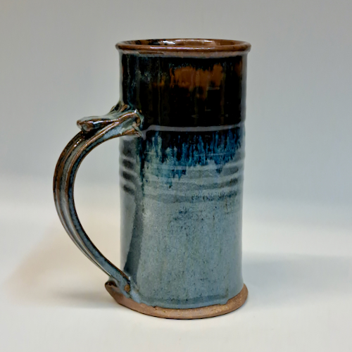 Click to view detail for #230726 Beer Stein  Blue/Brown $22